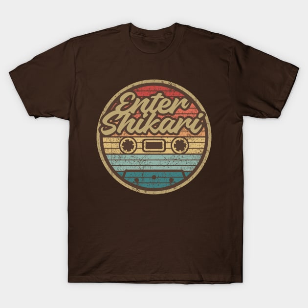 Enter Shikari Retro Cassette Circle T-Shirt by penciltimes